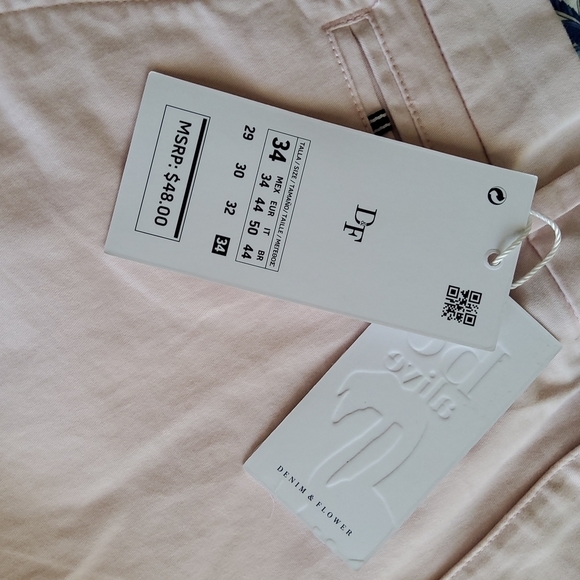 💜💚🧡  Peach Shorts! New! Size 34. - Picture 5 of 5